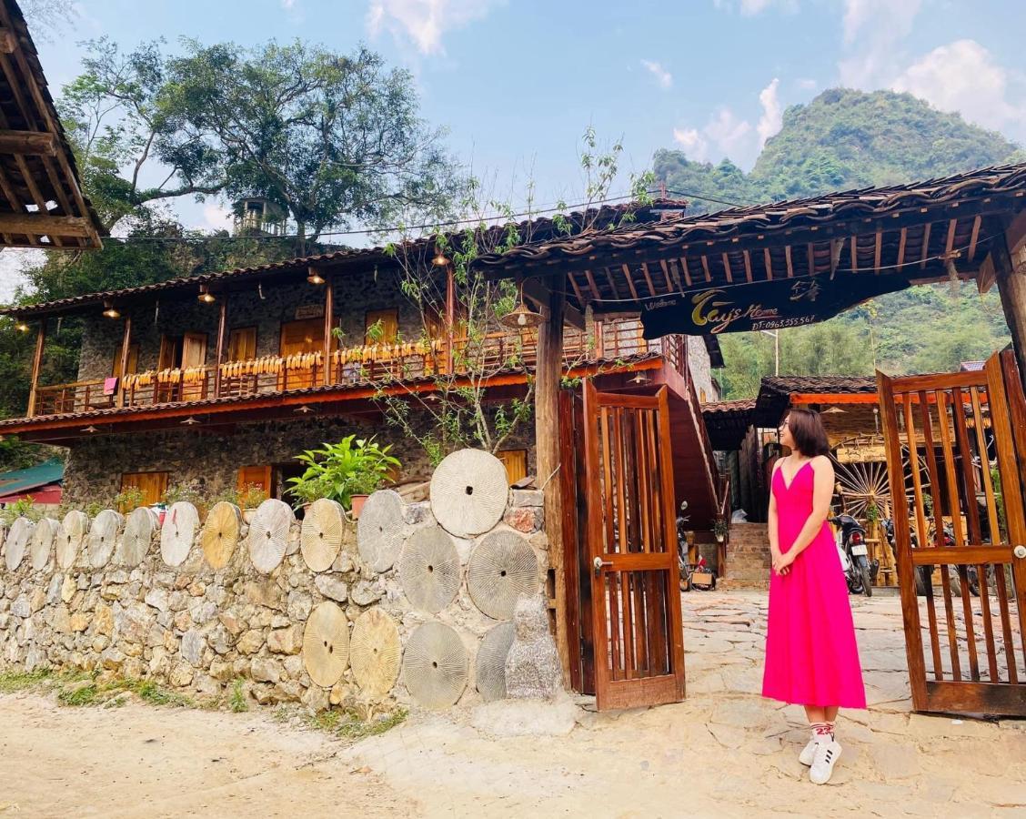 Tay Homestay Lang Da Co Khuoi Ky- Ban Gioc Cao Bang Exteriér fotografie
